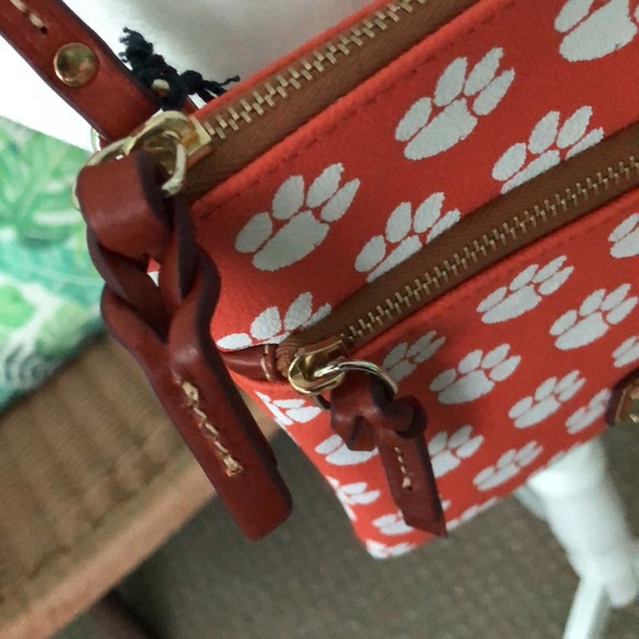 Dooney & Bourke Clemson Tigers Crossbody NWT - Picture 5 of 13
